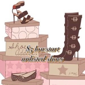 🤎 $5 low-start unlisted 👠👡👟